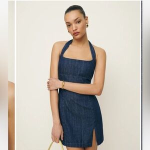 Reformation Isha Denim Mini Dress